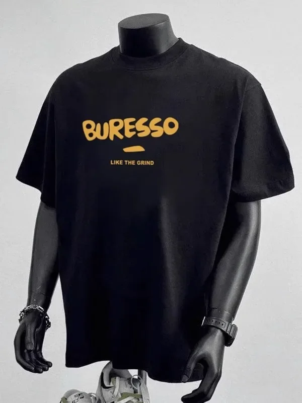 

2025 Summer New T-Shirt Men 100% Pure Cotton Casual Short T-shirts Printting Partner Lightweight Breathablel Tee Fantastic Tee