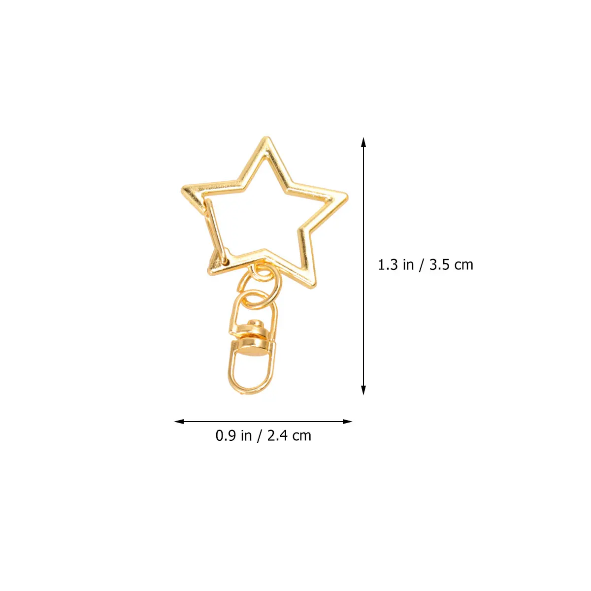 

24pcs High-end Alloy Metal Keyring Durable Gift for Banquet Date Key Holder Business Keychain Party Key Holder