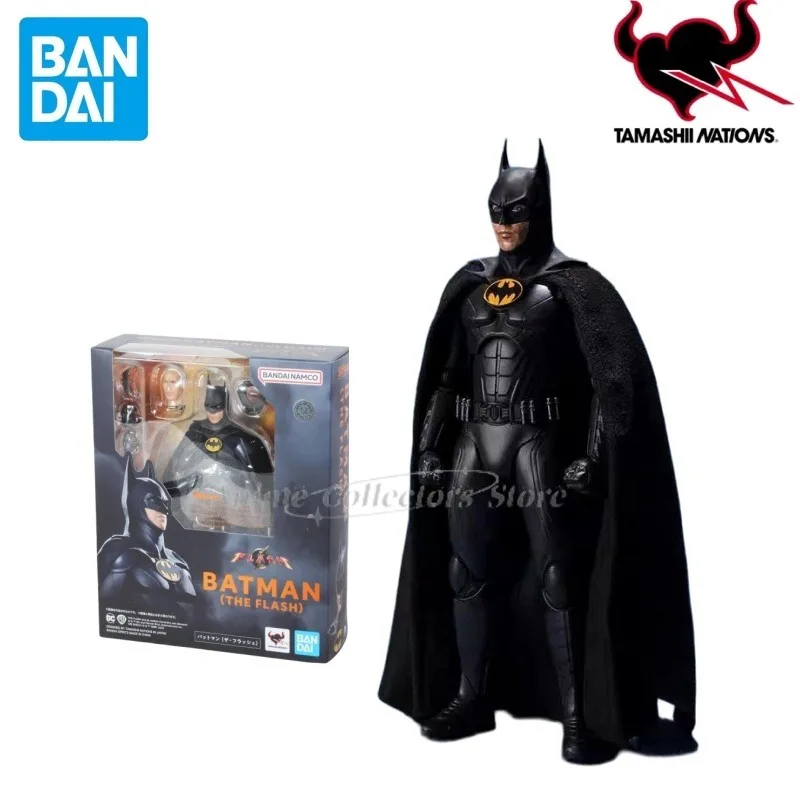 

In Stock Bandai S.H.Figuarts DC Batman Bruce Wayne 15cm Original Anime Figure Model Toys for Boys Action Figures Collection Doll