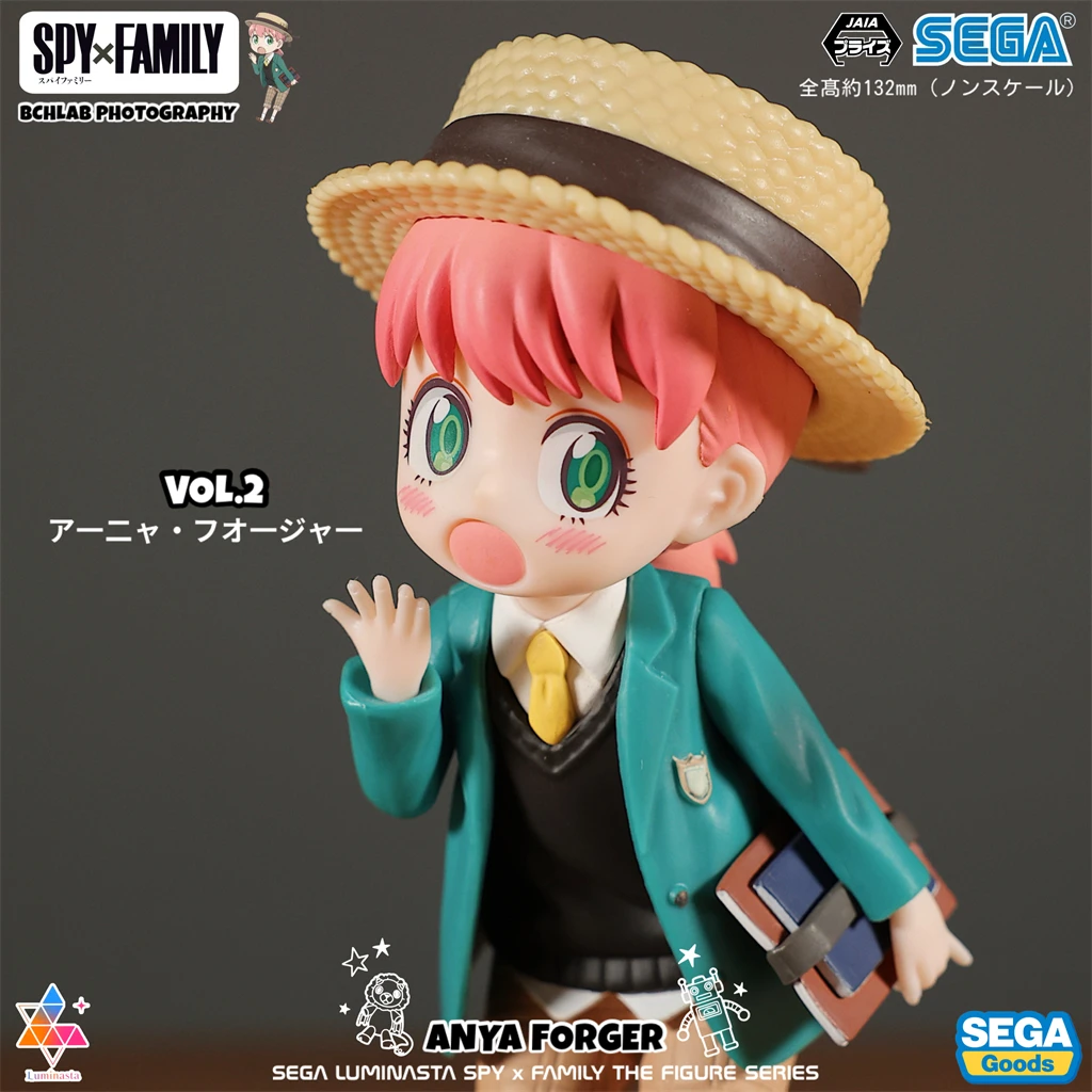 النسخة اليابانية الأصلية SEGA Spy x Family Anya Forger Figure Fashion Suit Dress Version الرسمية اللطيفة جائزة الرسوم المتحركة القابلة للجمع #3