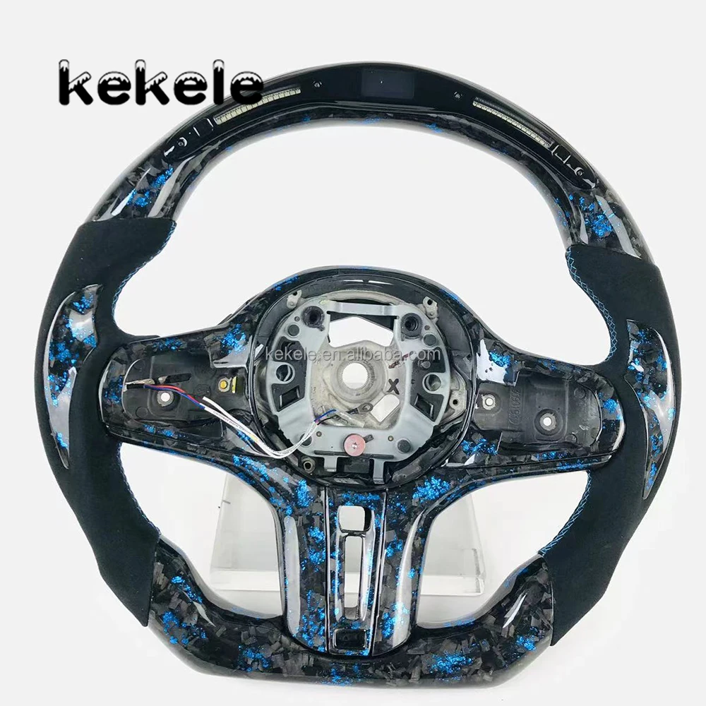 Suitable for BMW Azure Forged Carbon Fiber LED Intelligent Display Steering Wheel G20 G30 G21 G23 G26 G80 G82 G87 G05 G06