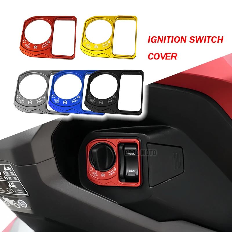 

Для Honda PCX150 PCX125 PCX160 SH125 SH150 NS125LA SH 125 150 Крышка переключателя зажигания Электрический дверной замок Кнопка Защитная крышка