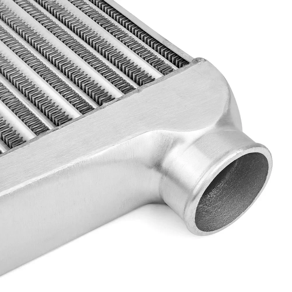 Universal Front Mount Tube Fin Turbo Intercooler OD 65/76mm Charge Air Cooler For Automotive Turbo Cooling System