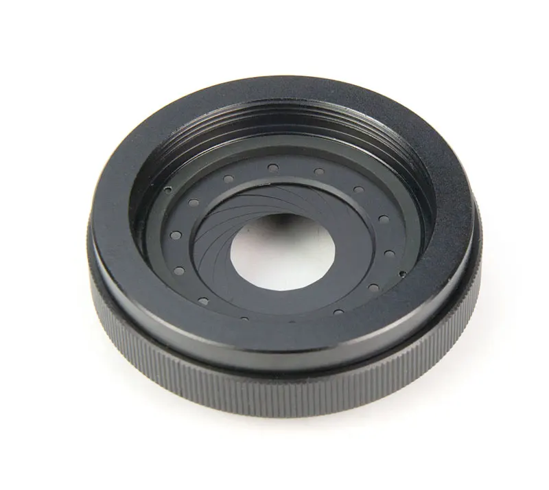 M30 To M37 Adjustable Aperture 1.5-26mm Microscope Diaphragm Camera Lens Adapter Rings Cover for PVS-14 PSV14 B36A