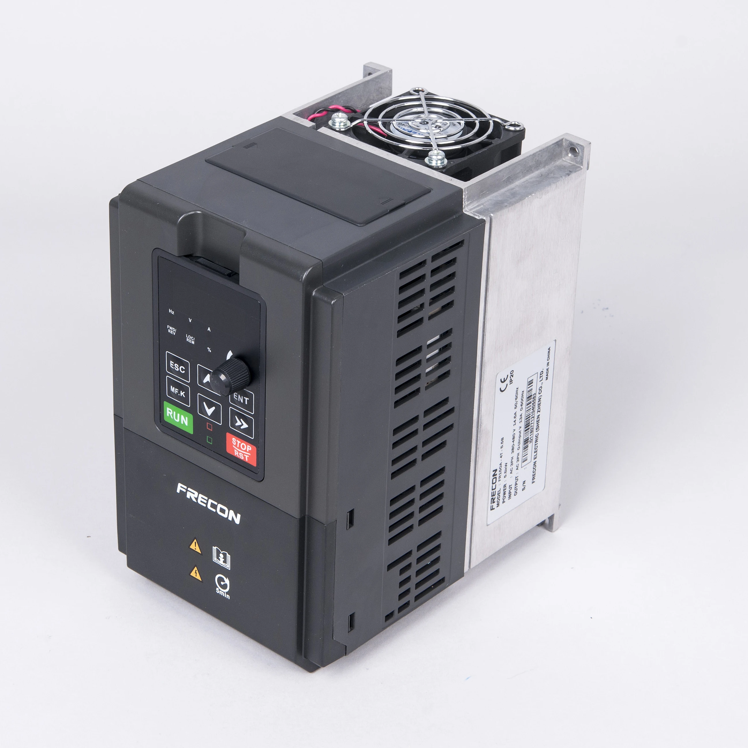 220V 380V 0.4KW 15KW Single-Phase Input Inverter VFD
