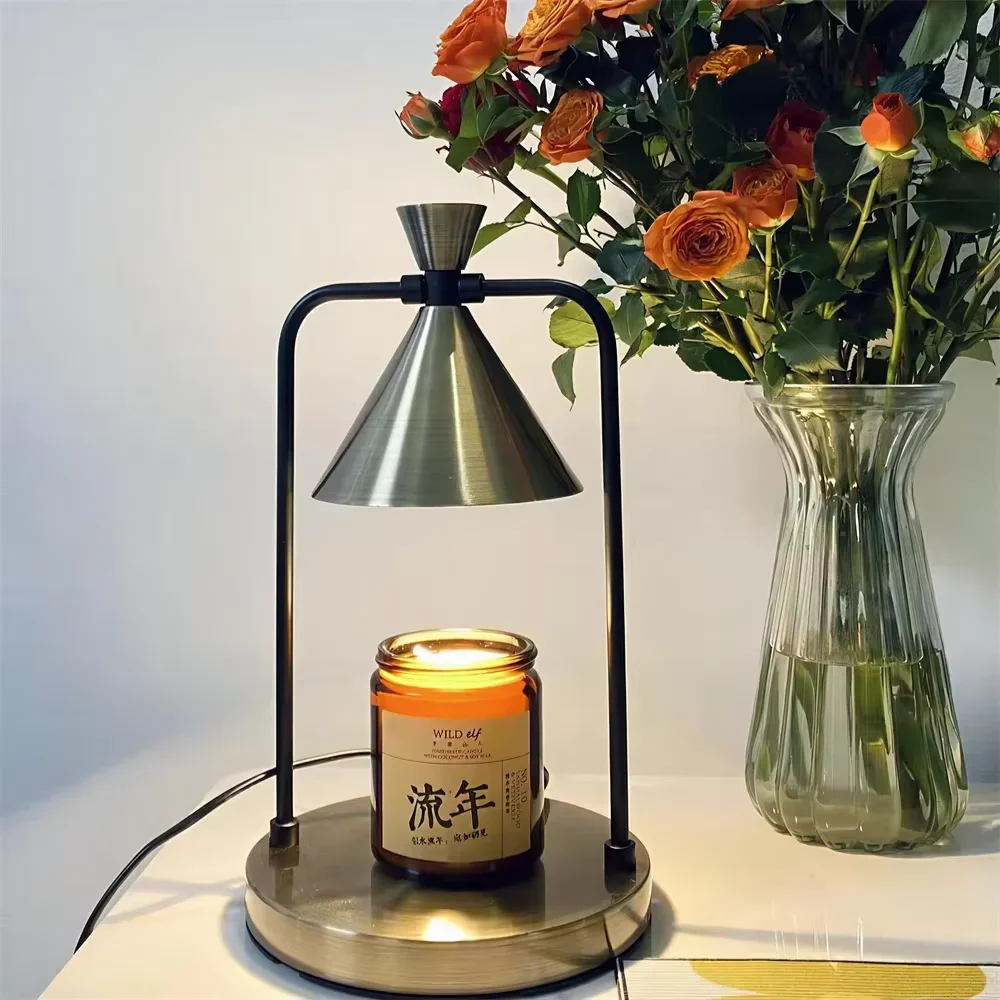 Pop Candle Warmer Electric Wax Melt Lamp Dimmable Aromatherapy Table Lamp Candle Melting Diffuser Bedside Warmer Light