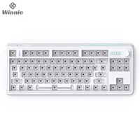 ZUOYA  LS01 Three Modes Bluetooth Mechanical Keyboard Kit 81keys Hot Swap Gaming Keyboard RGB PBT N-Key Rollover Keyboard Kits