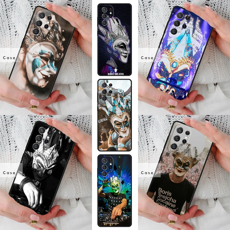 Boris Brejcha DJ TPU Phone Case for Samsung Galaxy S26 S25 S24 S23 S22 S21 S20 Note10 Plus FE Ultra Cover