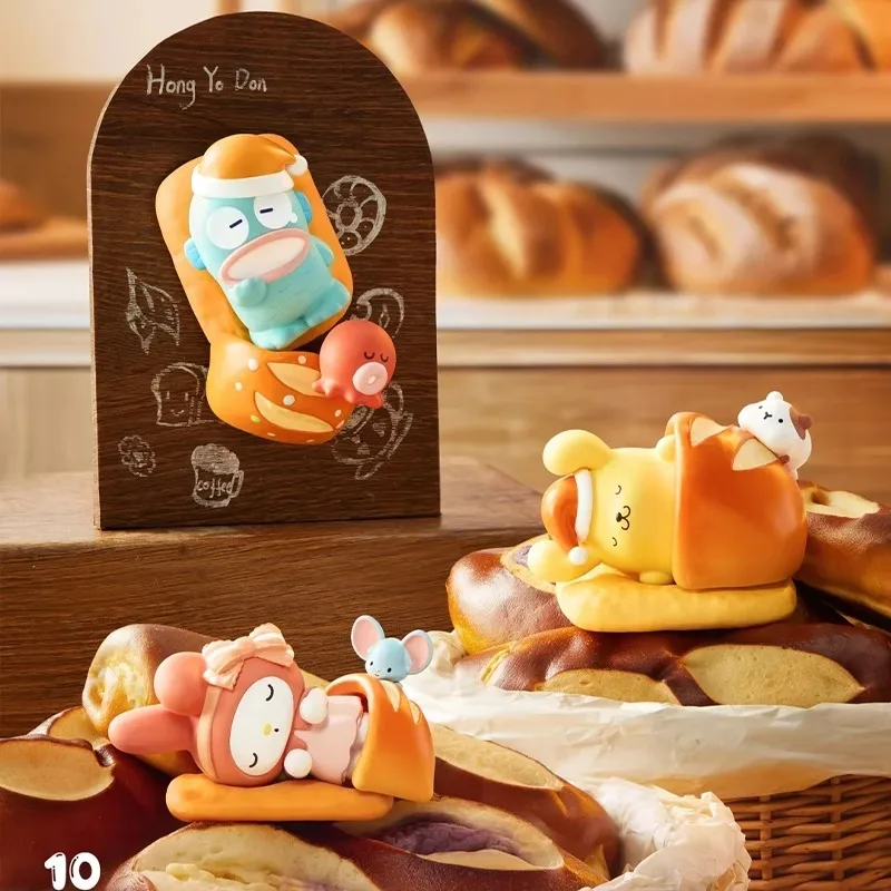 

New Sanrio Happy Baking Series Figice Blind Box Genuine Trendy Surprise Toy Gift For Girls Collectible Action Figure Hobbies
