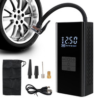 Portable Inflator Wireless With LED Light Air Compressor Tire Air Pump Digital JN058 LCD Display Portable Tire Pressure Gauge