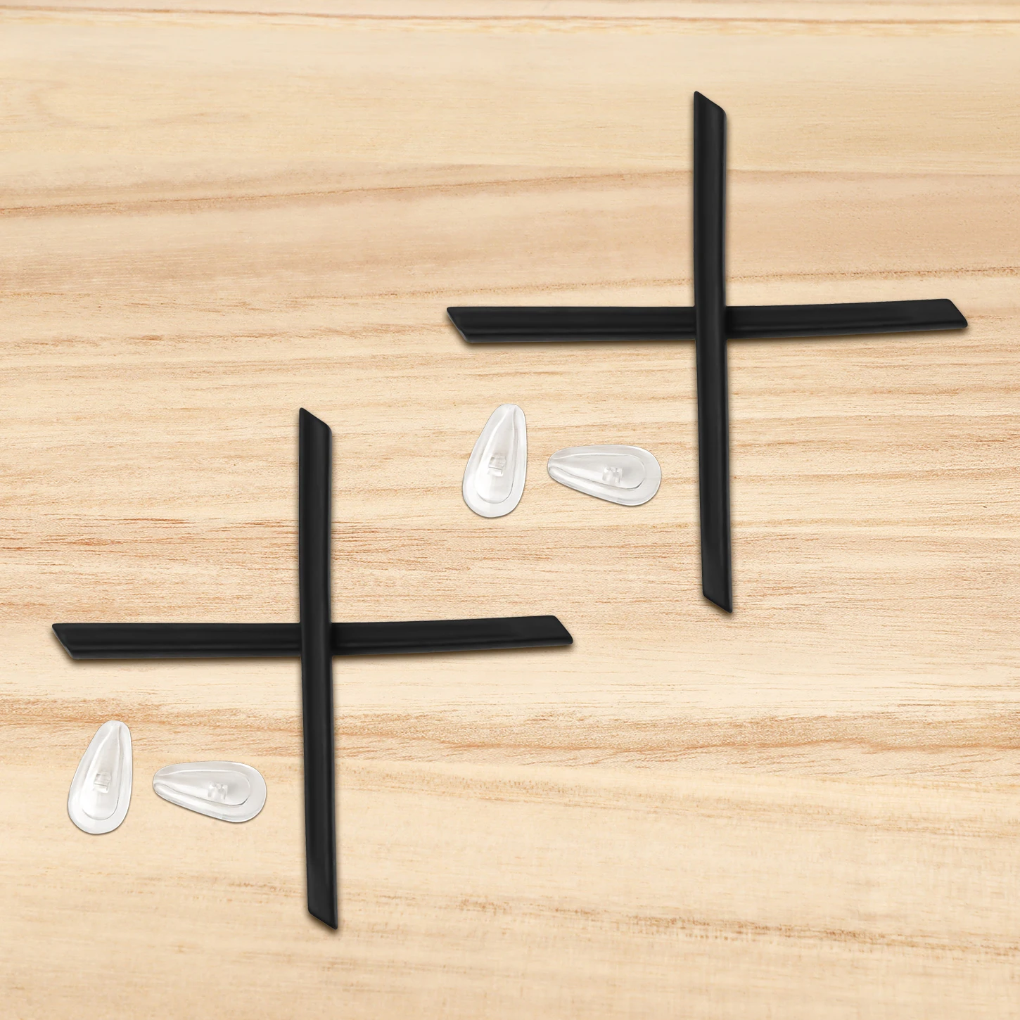 

Rubber Kit Replacement Ear Socks Nose Pads for Oakley Conductor 0.5 OX3187 Eyeglasses