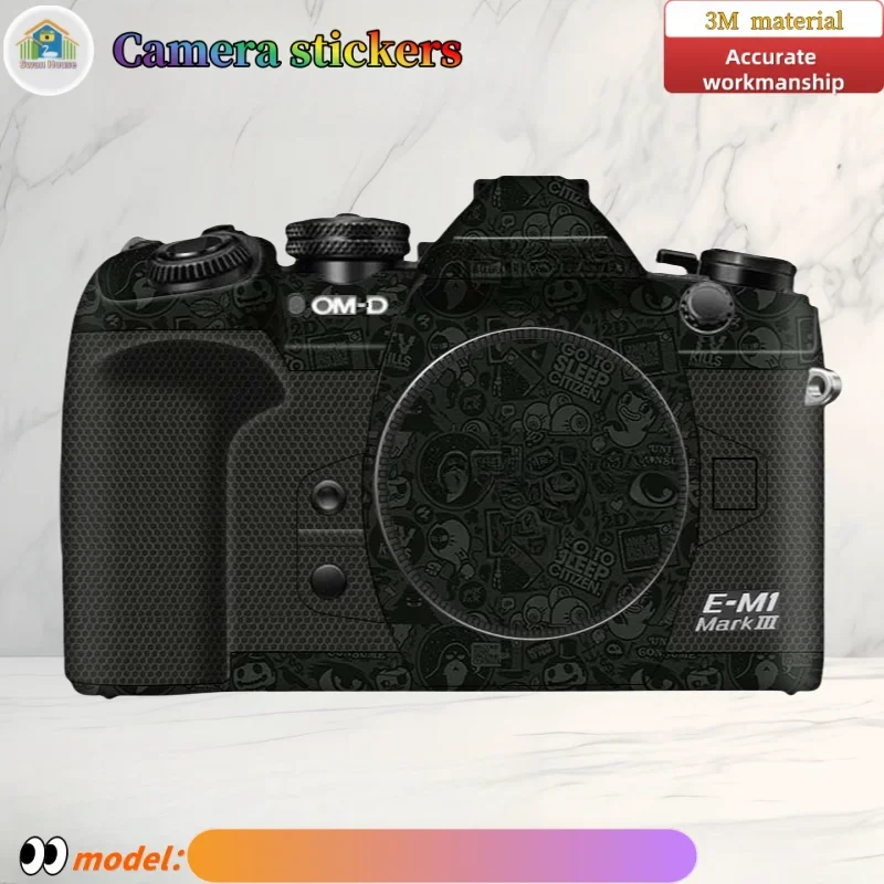 EMMARK3 For OLympus E-M Mark3 Camera stickers, DIY skin,Precision tailoring wear-resistant protective film