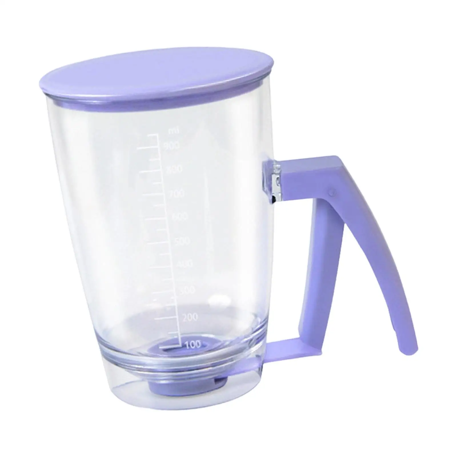 Batter Dispenser with Clear Graduations Kitchen Tool for Waffles Muffins Crepes Pancake Cupcake Cookie