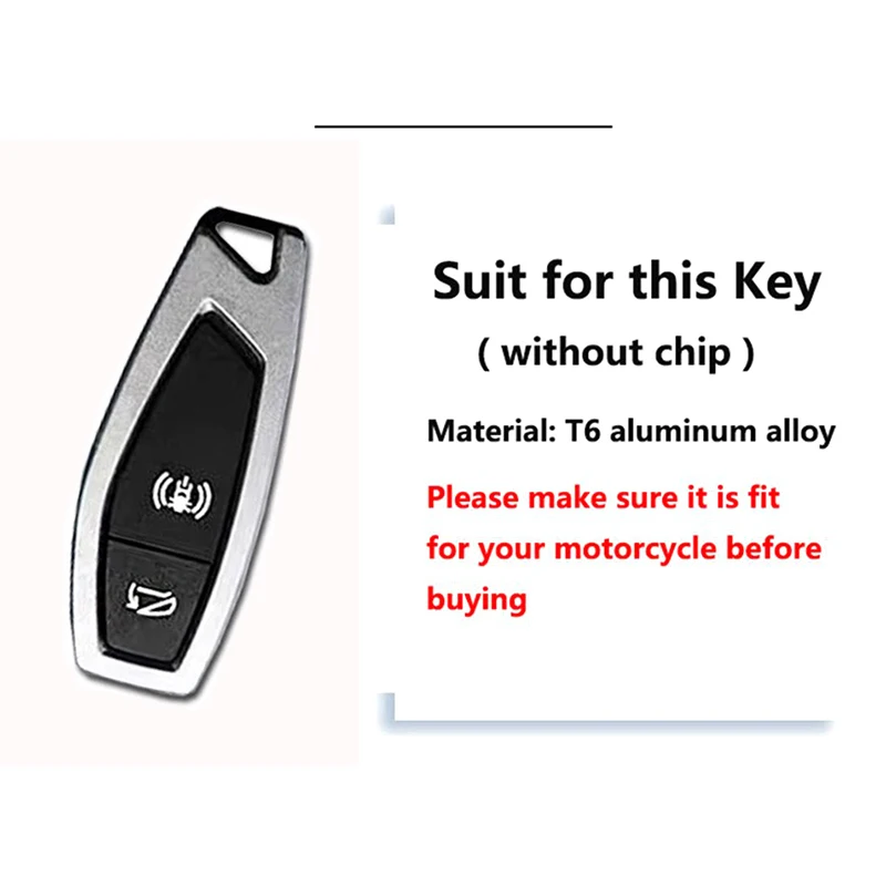For SYM ADXTG400 Ttlbt 508 ADX GT 400 ADX 400 GT400 Motorcycle CNC Accessories Key Shell Key Case Cover Key Chain Keyring