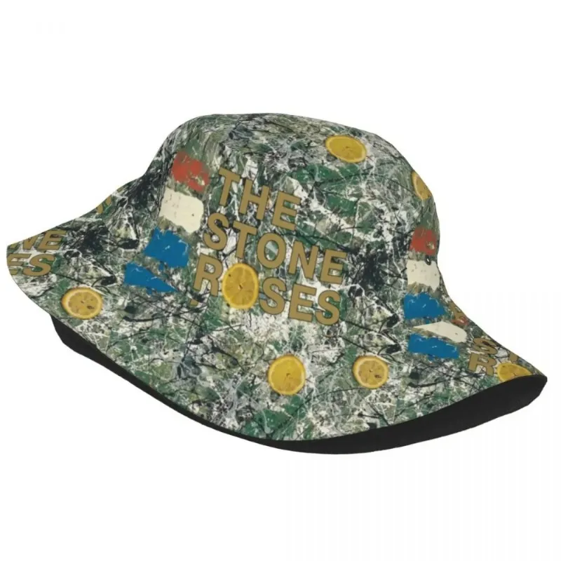 Fisherman Hats Boys Girls The Stone Roses Bucket Hats Bye Bye Bad Portable Summer Fashion Fishing Caps Hawaii Graphic Sunny Hats