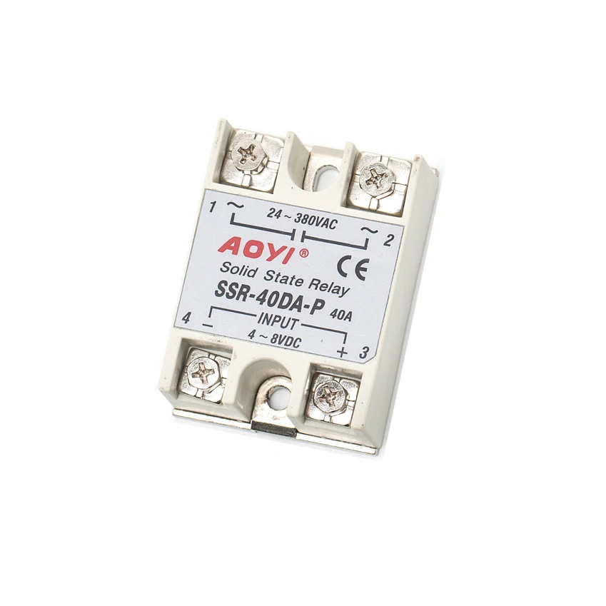 

10 шт. AOYI Din двухмоторные реверсивные твердотельные реле Ssr SSR-10DA-P