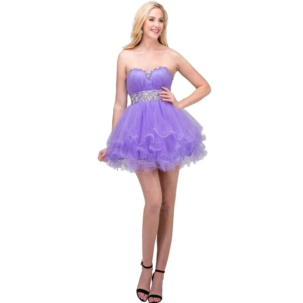 

Новые короткие вечерние коктейльные платья классического фасона с V-образным вырезом, без рукавов, А-силуэта, без бретелек, с красивой вышивкой бисером, с открытой спиной, для вечеринок, индивидуальный пошив