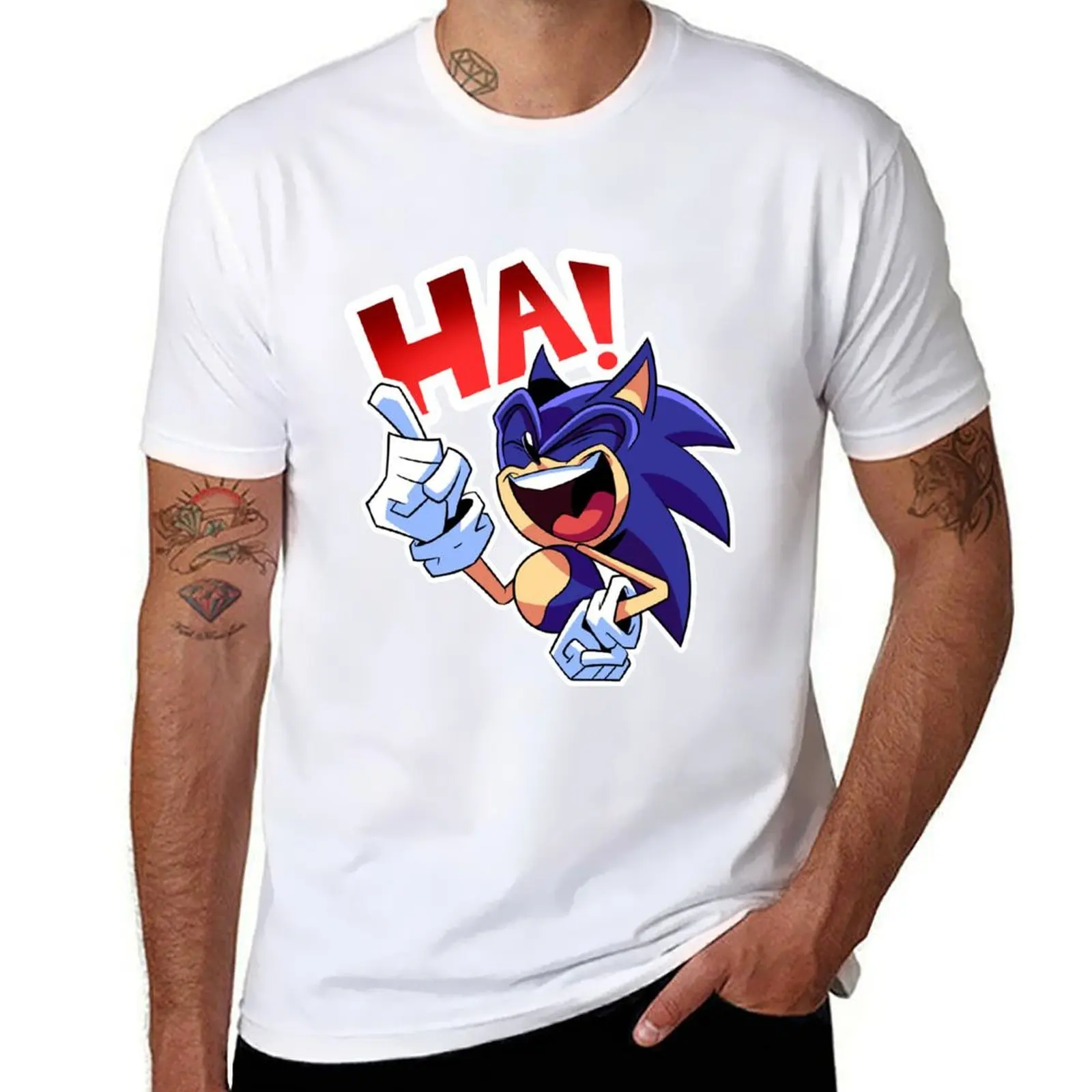 

package humor funny for black cotton t 100% t-shirt plain dark T-Shirt man t shirts HA! cotton shirts