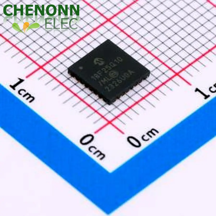 10PCS/LOT PIC18F25Q10-I/ML (Microcontrollers)