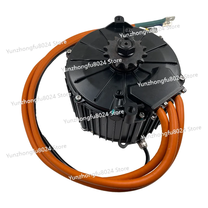 

QSMOTOR 165 50H 10KW Mid-drive PMSM Motor for Electric Moped Dirt Bike
