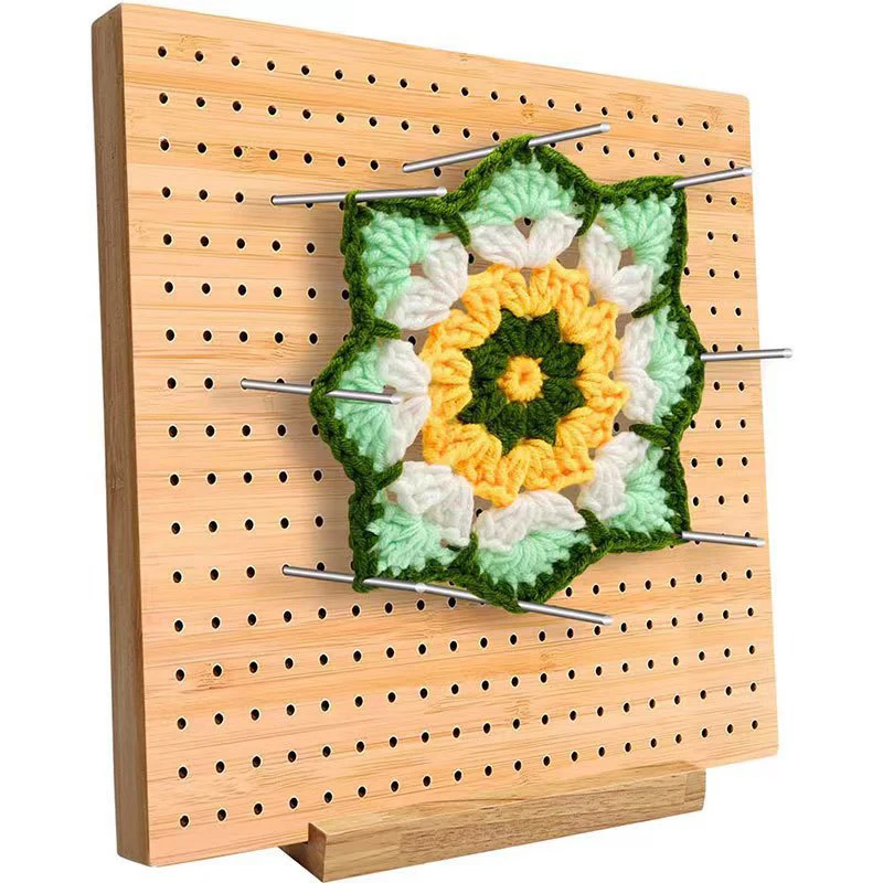 Wooden Knitting Blocking Board Granny Squares Crochet Blocking Mats For Shawls Scarfs Socks Sweaters And Diy Handmade Projects