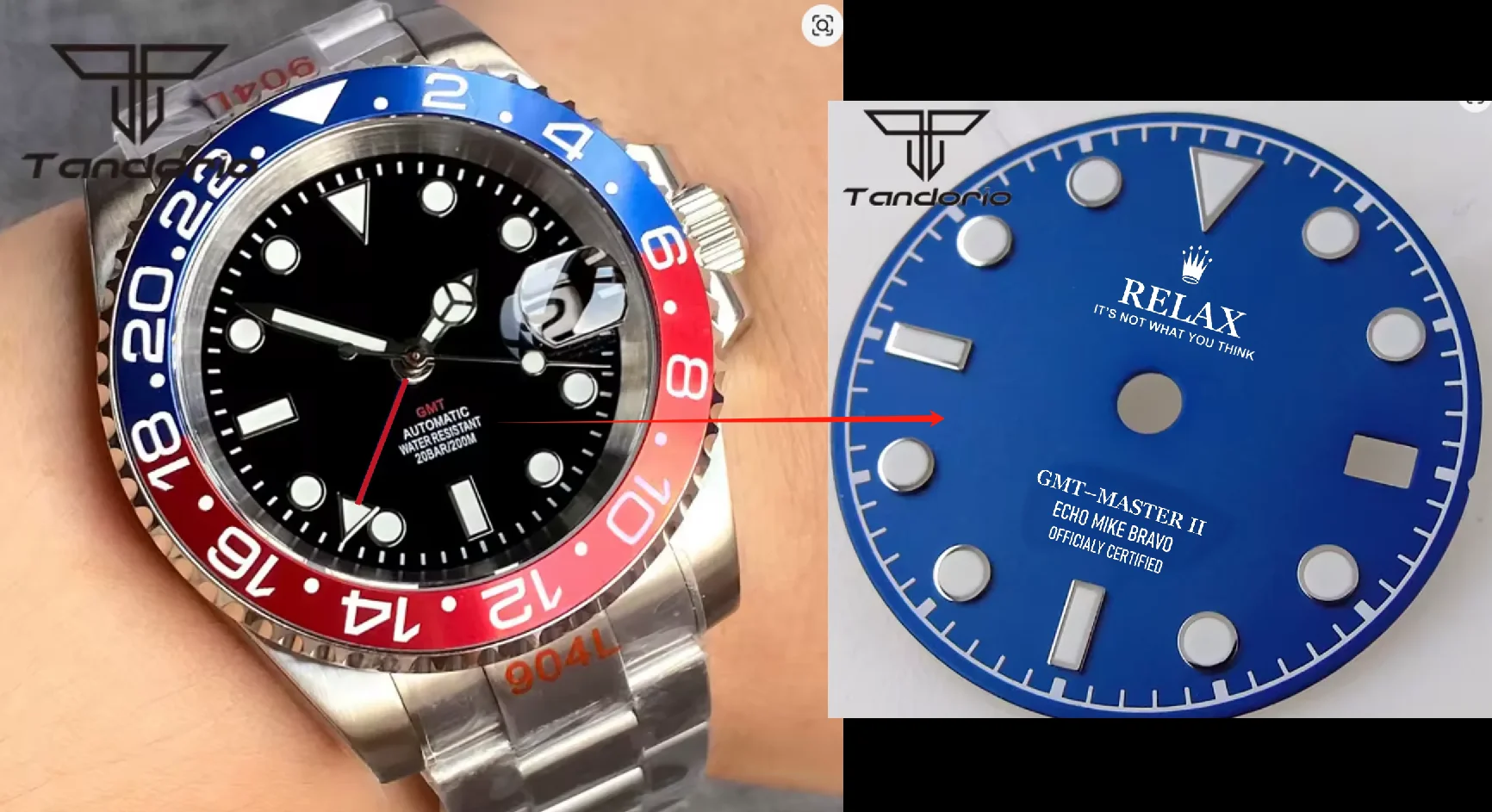 

2pcs NH34 custom watch+1 NH34 black dial