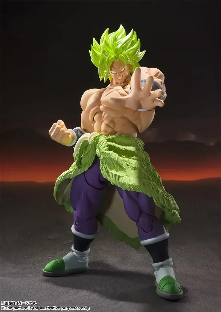 100% Original Bandai Dragon Ball Shf Sh Figuarts Broly Fullpower Action Figures Anime Model Toys Figura Pvc Gift In Stock