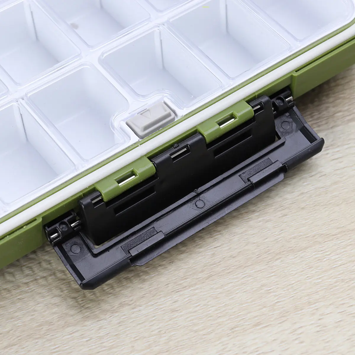 

Коробка для рыболовных крючков, большой зеленый водонепроницаемый высокопрочный корпус из АБС-пластика, ударопрочные аксессуары для занятий спортом на открытом воздухе