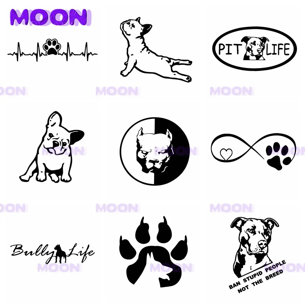 10 Styles Funny Dog Car Stickers and Decals Dogs Animals Vinyl Auto Sticker To Cover Scratches Decor Cars Accessories