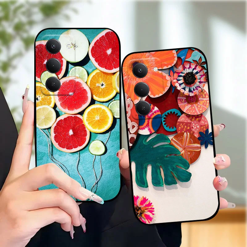 ل Redmi 15 4G 5G جراب هاتف موضة سيليكون لينة بولي TPU الغطاء الخلفي ل Xiaomi Redmi15 جراب هاتف للصدمات الوفير Fundas Coque