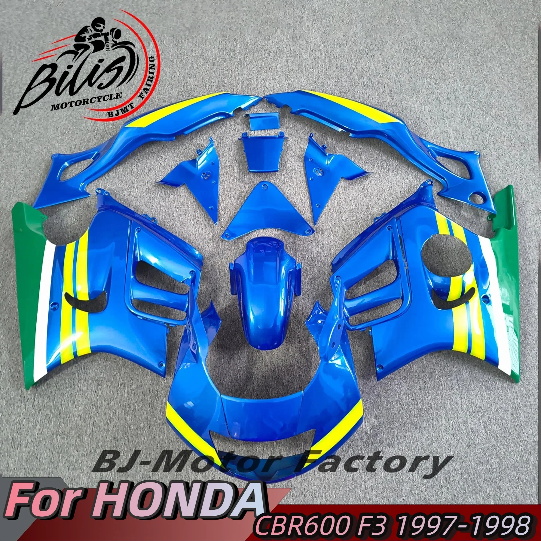 

Motorcycle Fairing Kits For HONDA CBR600F3 1997 1998 CBR 600F3 CBR600 F3 97 98 All Matte Black Fuel Tank Bodywork Set