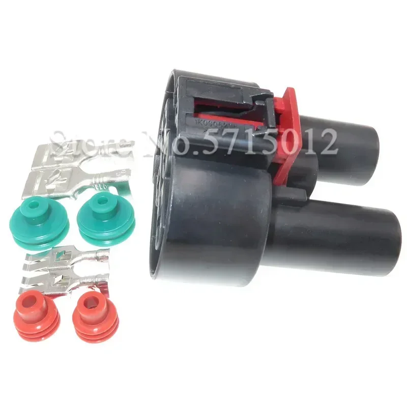 4 Hole 1K0 906 234 Automotive Car Electronic Fan Plug Female Wire Socket For VW Polo Golf Audi