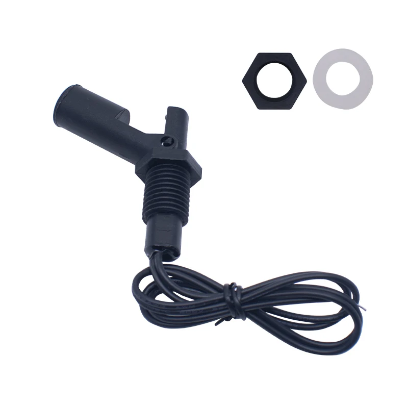 1pcs Tank Pool Horizontal Water Level Switch Liquid Level Sensor Liquid PP Plastic Ball Float Switch
