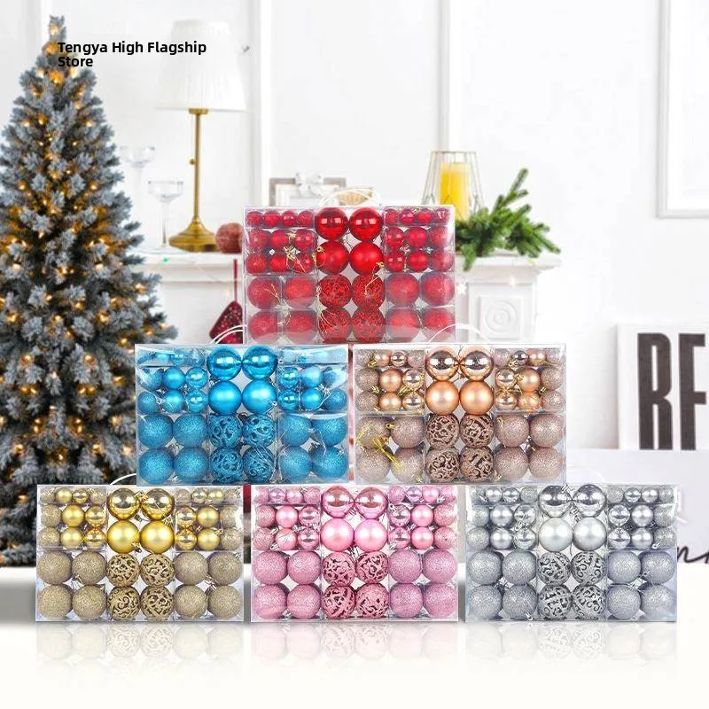 

Christmas Decorative Ball Ornaments DIY Christmas Tree Hanging Balls Party Ball Hanging Decorations Christmas Ball Set