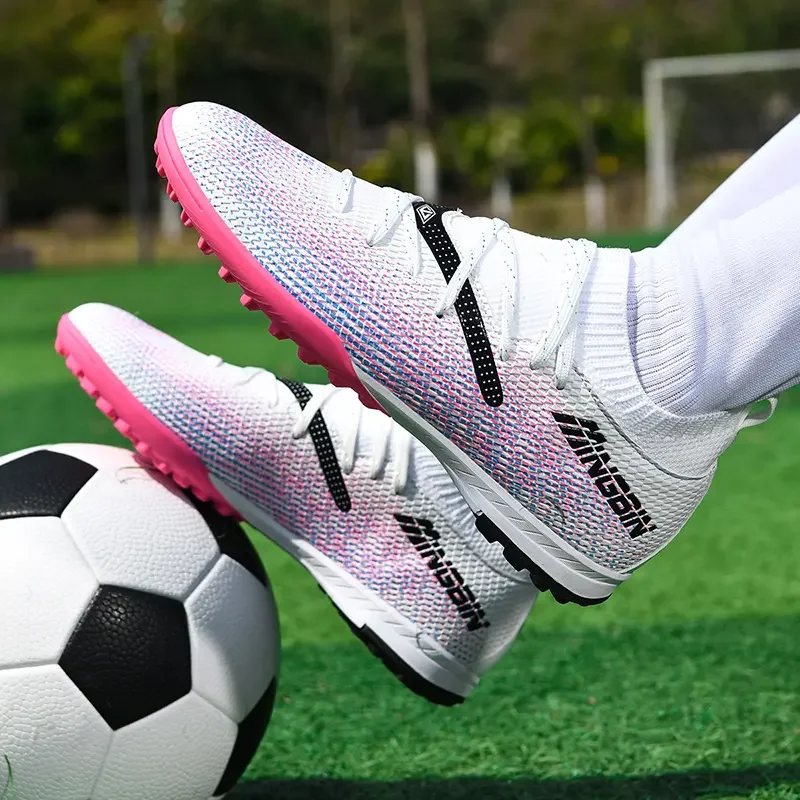 

Long Turf Mixed Stud Soccer Cleats Breathable Non Slip Wear Resistant Outdoor Grass Training Match Football Shoes