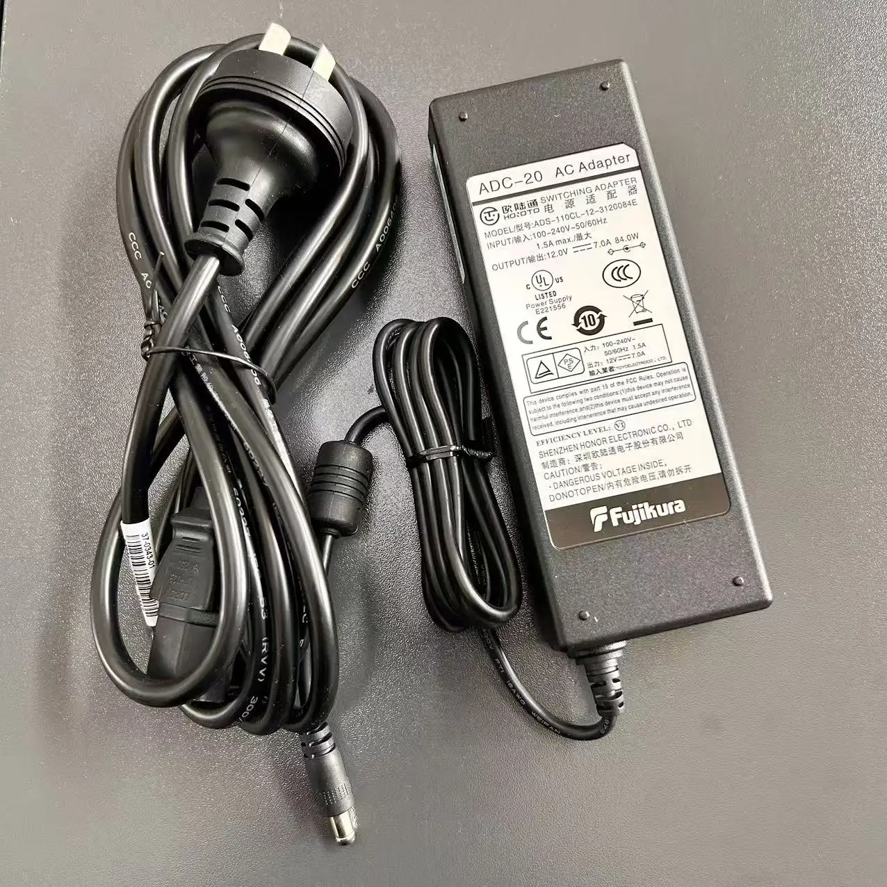 Original ADC-20 AC Adapter for FSM-90S 88S 88R 90R 88R12 90R12 68S Fiber Fusion Splicer Welder Machine Switching Power Adapter