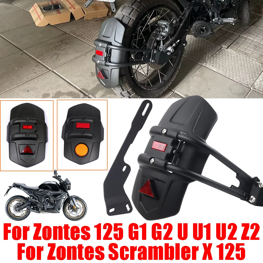 For ZONTES G1 125 G1X ZT125 Z2 ZT125 U U1 U2 125 U125 Scrambler X 125 Motorcycle Accessories Rear Fender Mudguard Splash Guard
