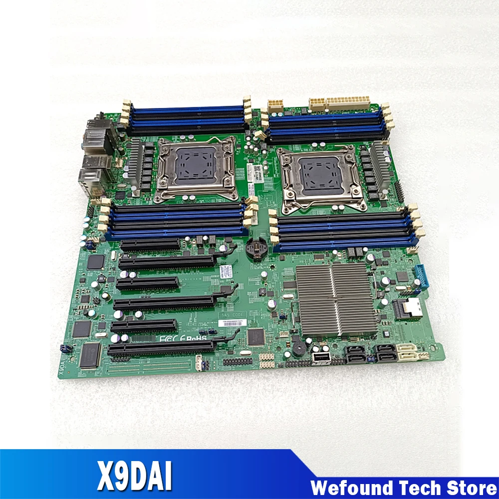 For SUPERMICRO Intel 602 LGA 2011 DDR3 Server Motherboard High Quality Fully Tested Fast Ship X9DAI