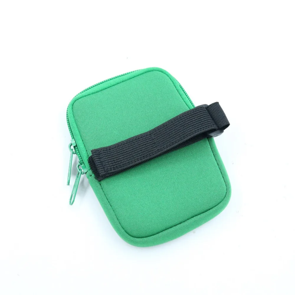 

Neoprene Water Bottle Pouch with Adjustable Strap Solid Color Bottle Bag Handheld Caddie Can Cover