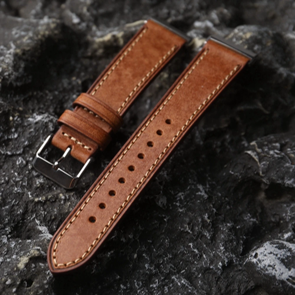 Nato Strap Nylon - Handmade Italian head layer cowhide leather