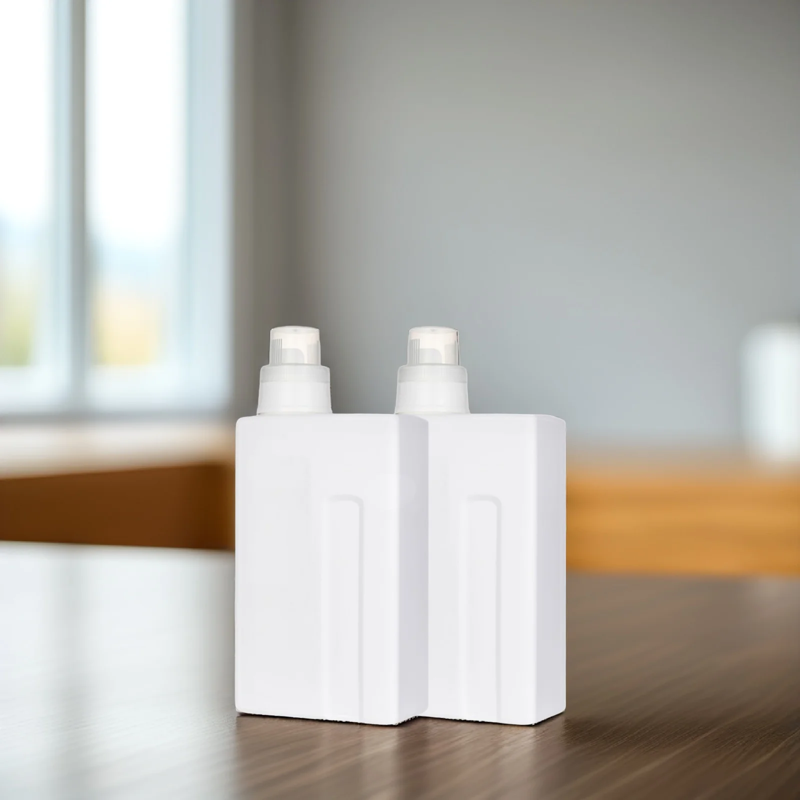 

2Pcs 1000ml Detergent Empty Bottles Refillable Sub Refillable Bottles Bottle Shampoo Soap Storage Reusable Container