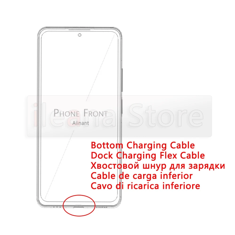 Cargador USB para Huawei Honor 8 8A 8C 8X 9 9i 9X 10 Lite Max Pro conector de puerto de placa micrófono PCB Cable flexible de carga