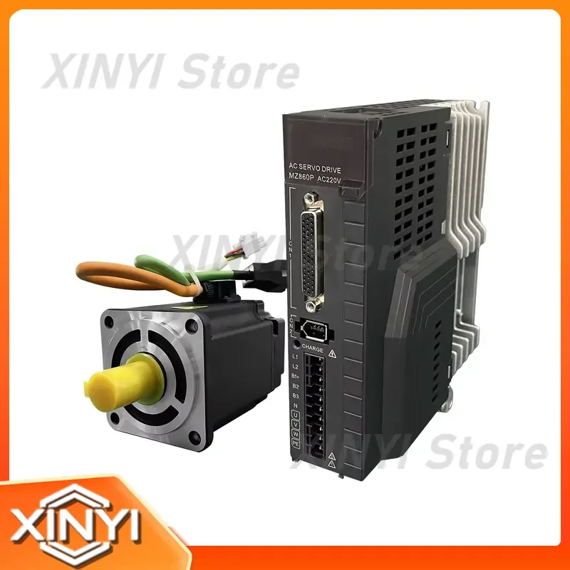 for Single Phase AC220V 400W Pulse Servo Motor Drive 60mm Flange 3000rpm Rated 6000rpm Peak High Speed Response Accurate