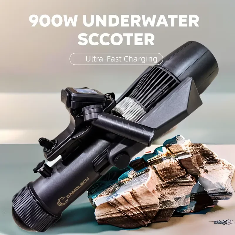 for Camolech 900W Underwater Propulsion Device for Paddle Boards Detachable Design with 16000mAh Battery Ideal for Diving Use