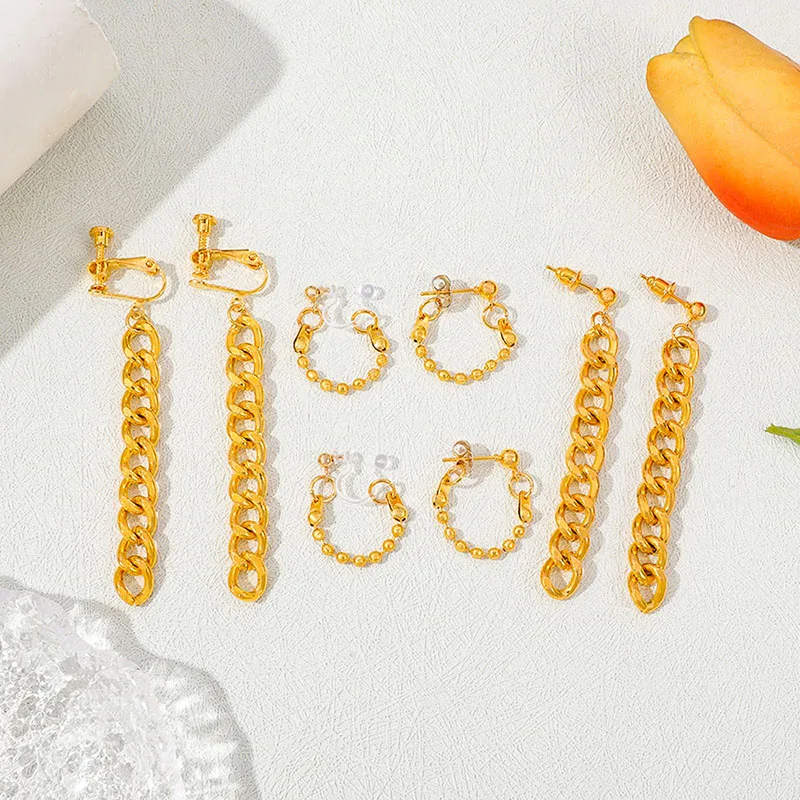 2026 New Demons Cosplay Lumi Golden Earrings Ears Clip Disguise Roleplay Props Halloween Costume Accessories For Women Men Suit