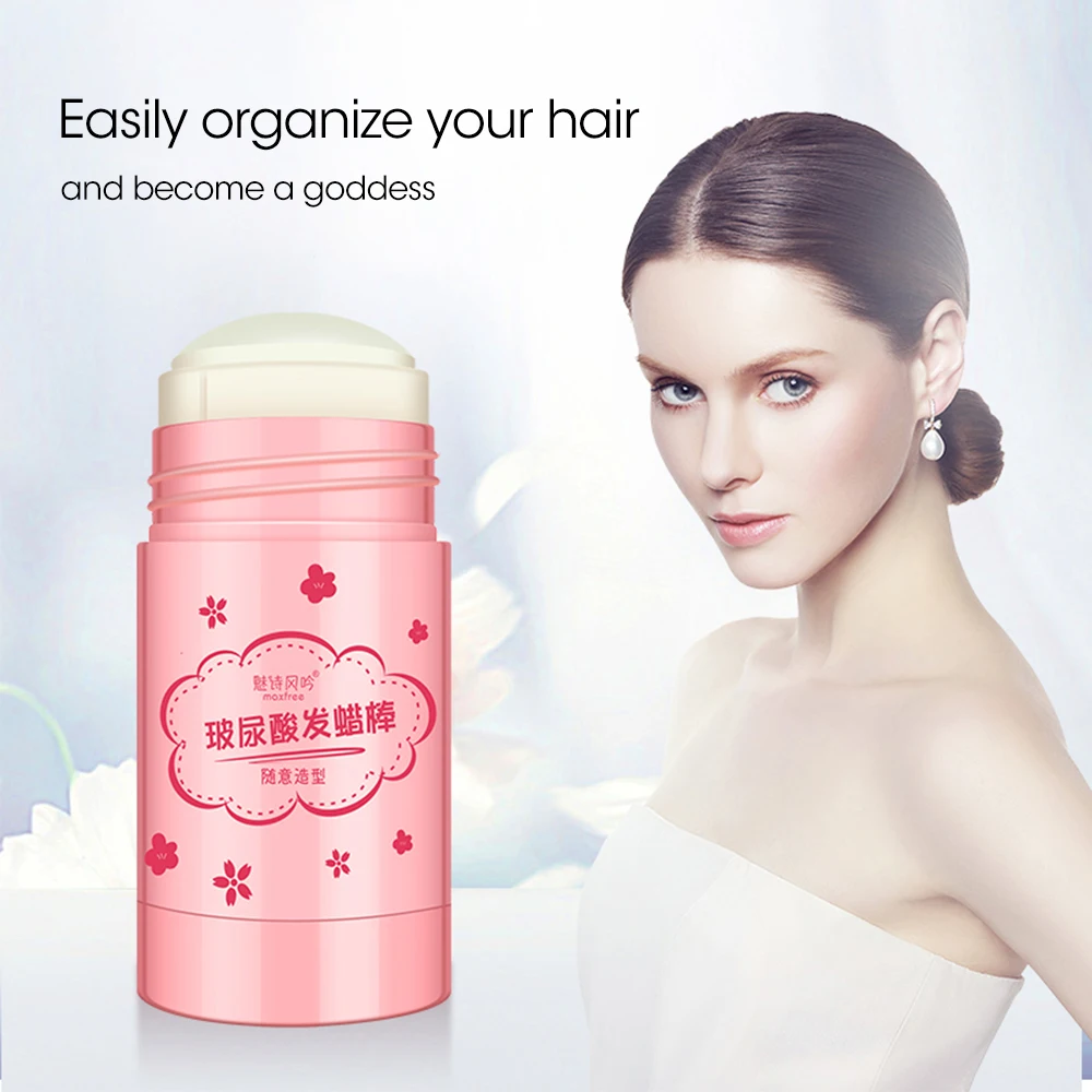 المهنية كسر الشعر قطعة أثرية الشعر الشمع عصا هلام كريم تصفيف الشعر التجعد ثابت رقيق الأطفال الرجال النساء تصفيف الشمع العصي #6