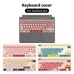 Keyboard Skin Cover for Microsoft Surface Pro 9/7/8/7+/X/6/5/4 Protector Case10.5 cartoon fun tablet