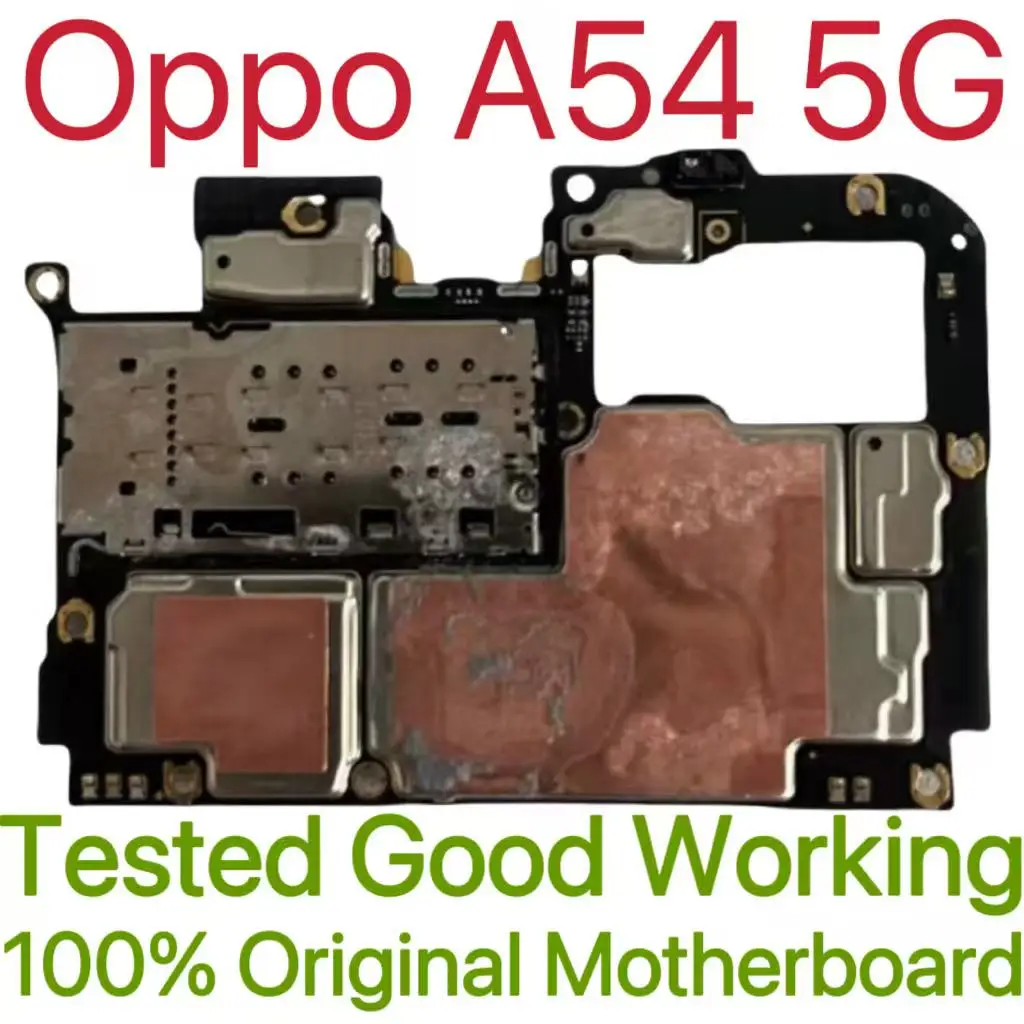 Global Version Original Unlocked Motherboard for Oppo A54 5G Tested Circuit Plate Main Logic Board for Oppo A54 5G