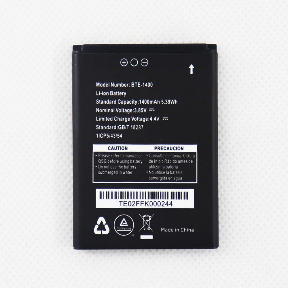 5pcs 10pcs 20pcs BTE-1400 high capacity 1400mAh 5.39wh 3.85V battery 11CP5/43/54 GB/T 18287 battery