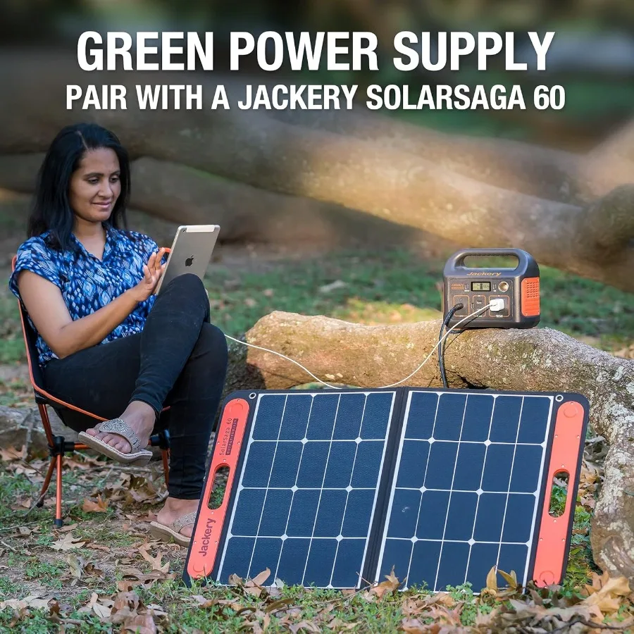 محطة طاقة محمولة Explorer 240 240Wh بطارية ليثيوم احتياطية للطوارئ مع مخرج تيار متردد بموجة جيبية نقية 110 فولت 200 وات للأماكن الخارجية #6